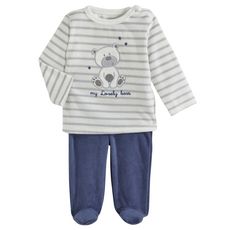 In Extenso Pyjama Velours Bebe Garcon Pas Cher A Prix Auchan