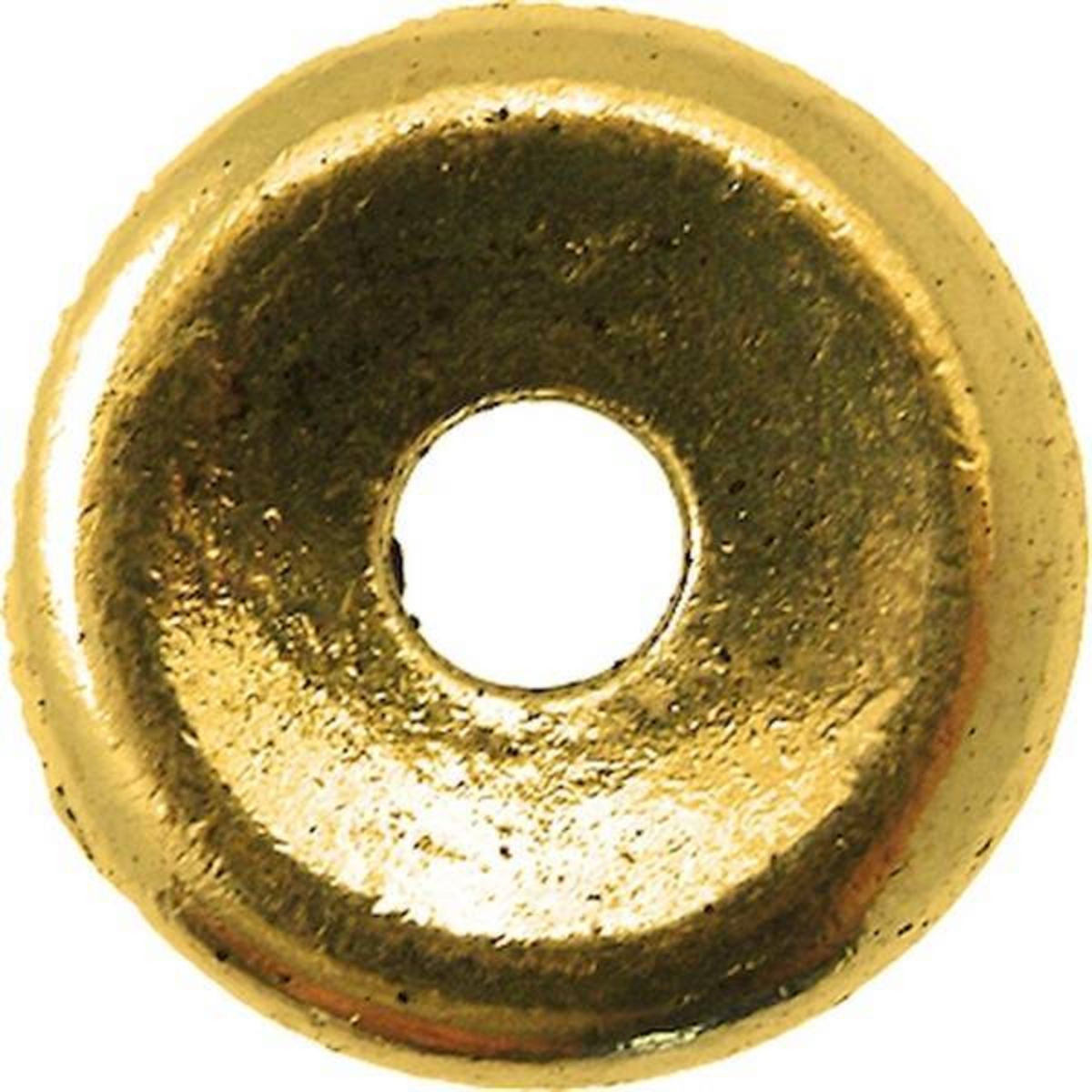 MegaCrea Anneau donut métal 30 mm Doré