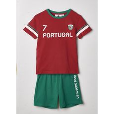 UEFA Pyjashort EURO 2021 Portugal garçon (Rouge)
