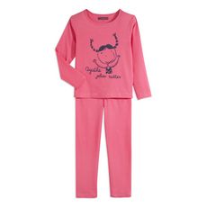 Pyjama en jersey fille du 2 au 8 ans