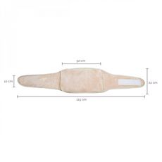 VIVEZEN Chauffe mains, manchon chauffant 32 x 22 cm avec ceinture réglable (Beige)