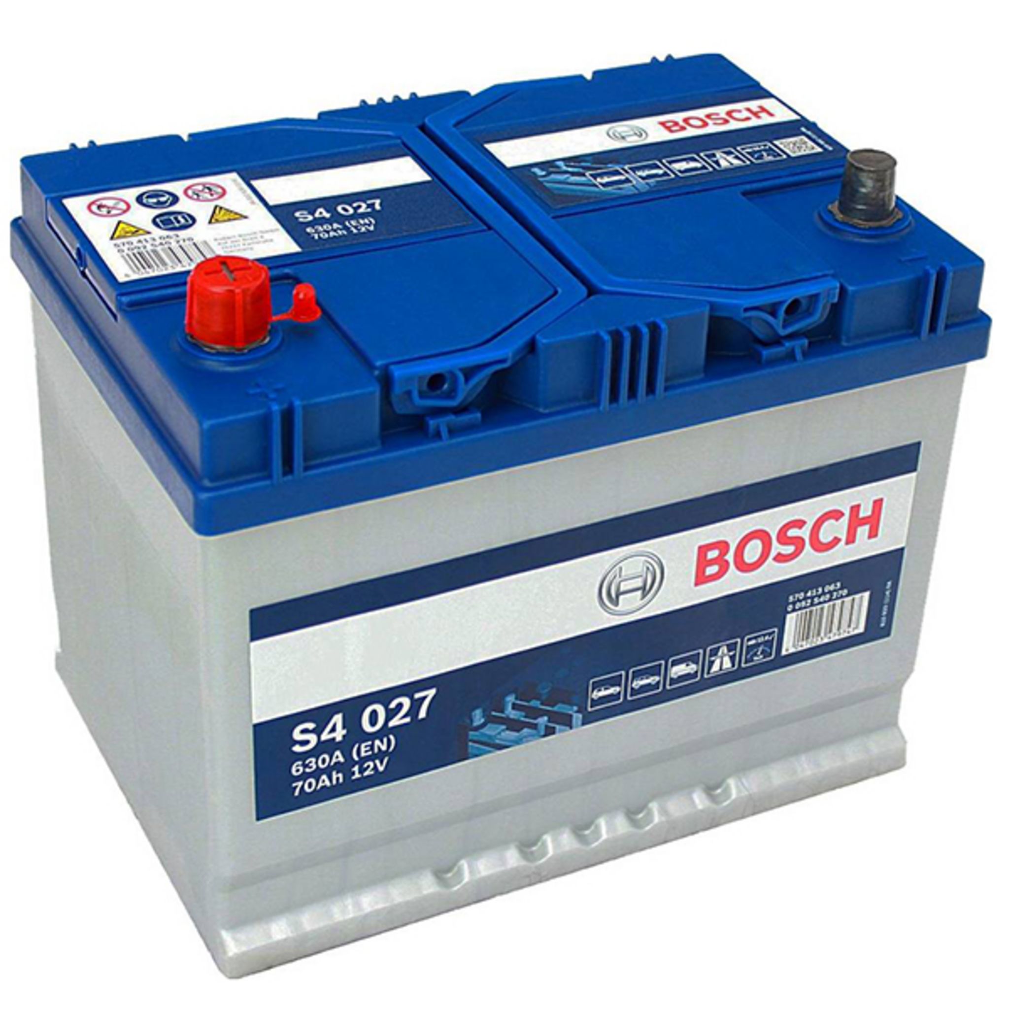 BOSCH Batterie Bosch S4027 70Ah 630A BOSCH pas cher 