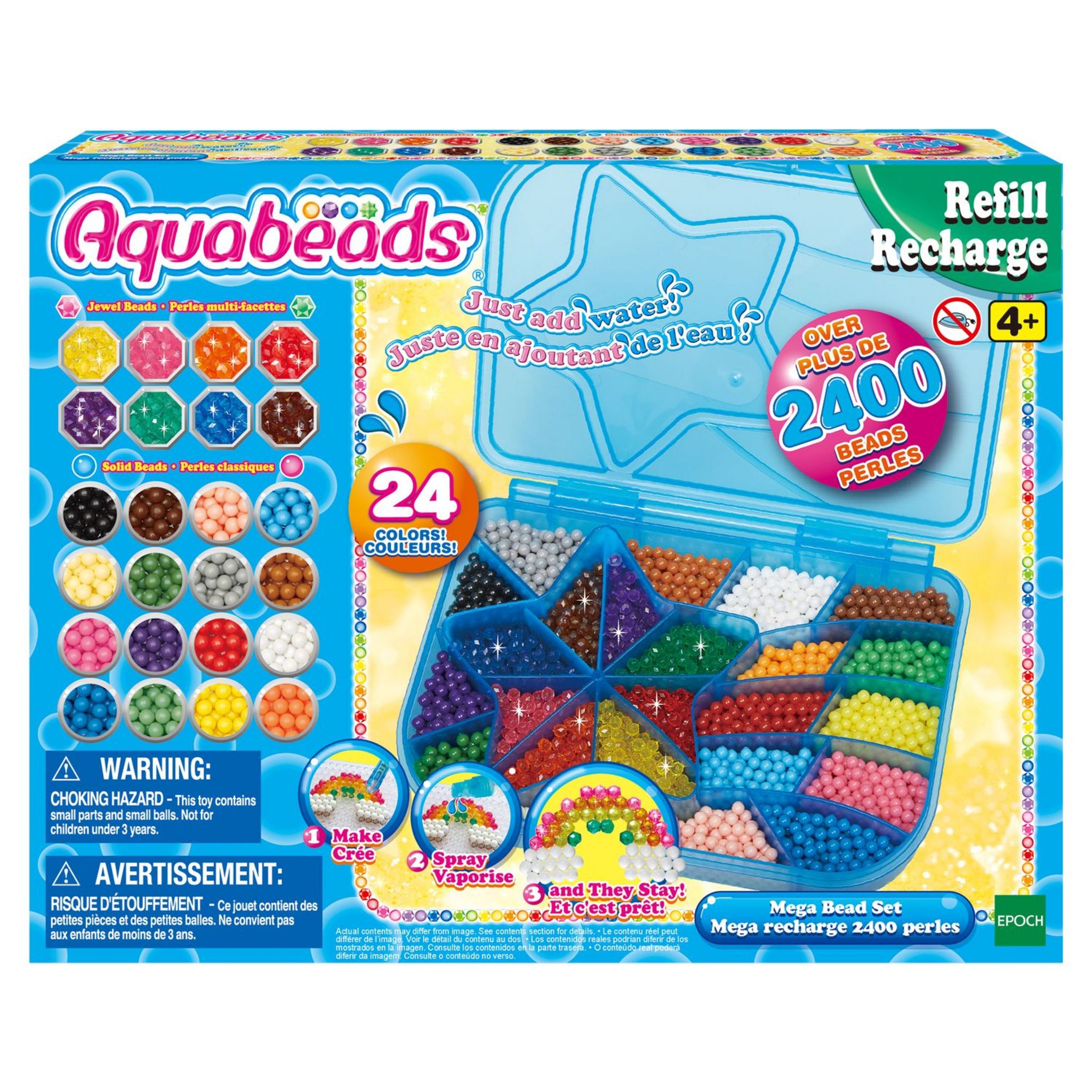 Aquabeads La recharge perles classiques pas cher 