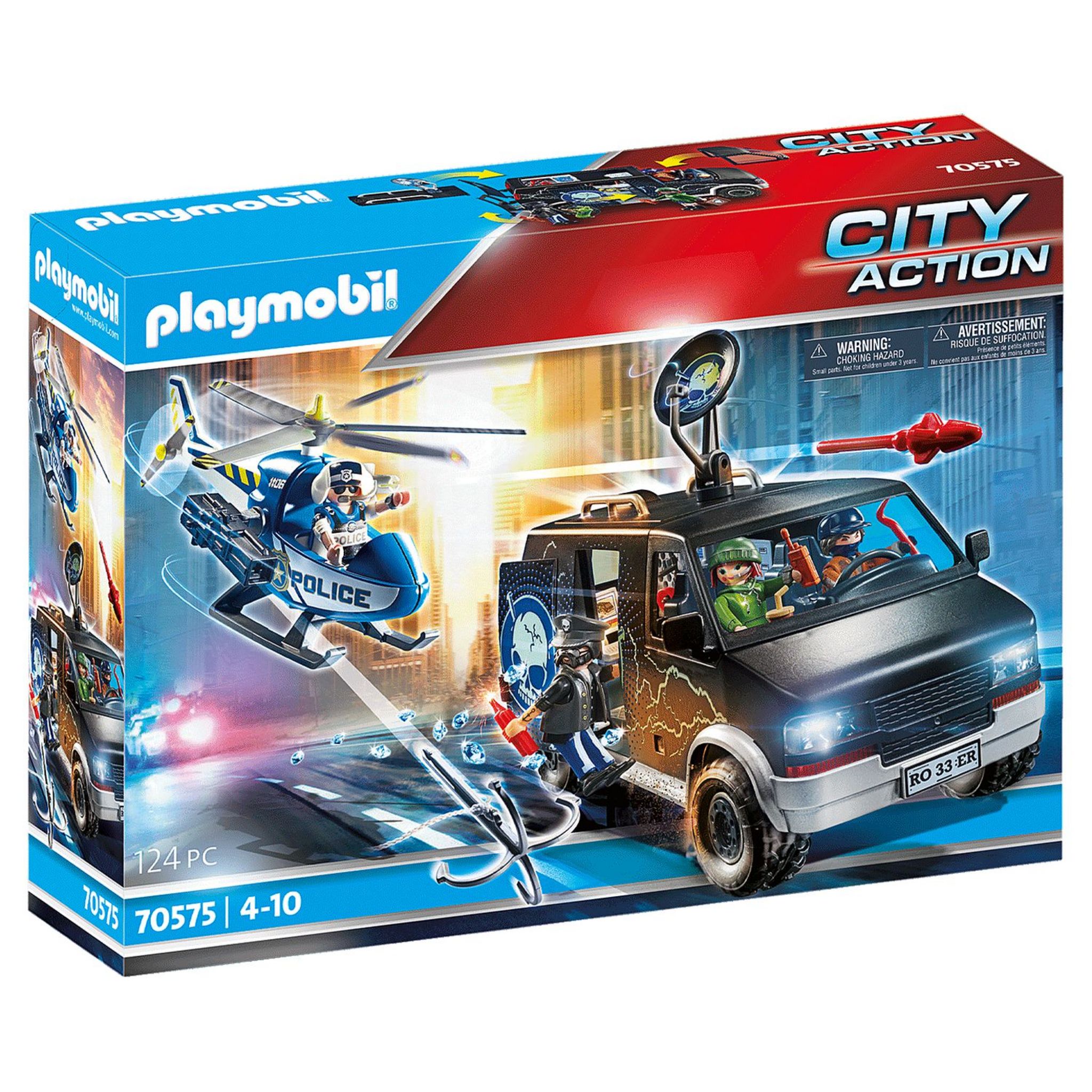 PLAYMOBIL 70577 - City Action - Police karts policier et bandit pas cher 