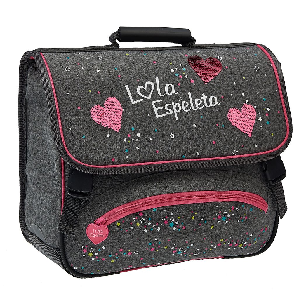 LOLA ESPELETA Cartable 38 cm gris LOLA ESPELETA pas cher