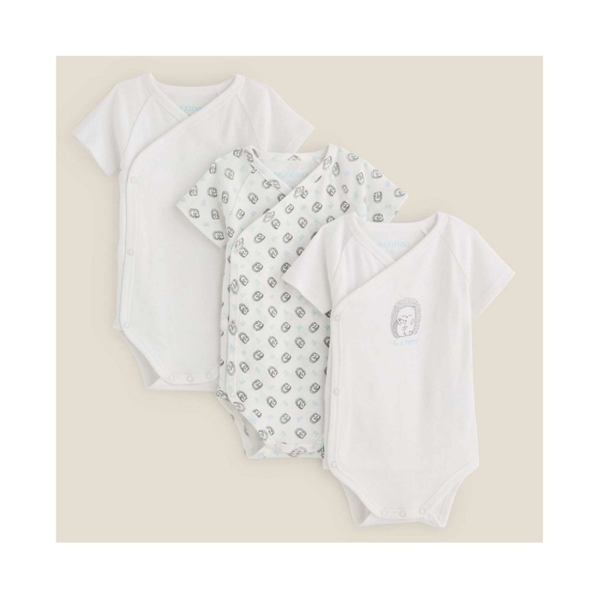 Body bébé croisé manches courtes - lot de 2 Tropical 18-24 mois