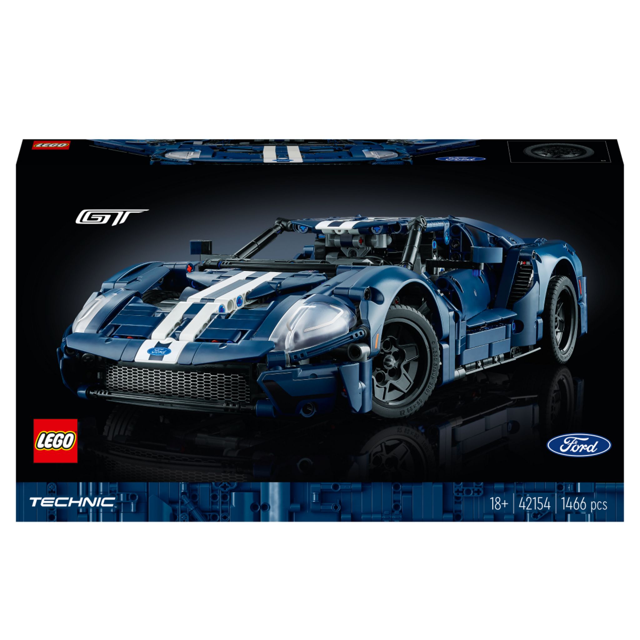 LEGO® Technic 42154 Ford GT 2022, Maquette de Voiture pour Adultes, Échelle  1:12, Niveau Avancé