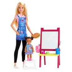 BARBIE Poupée Barbie Professeure d'art