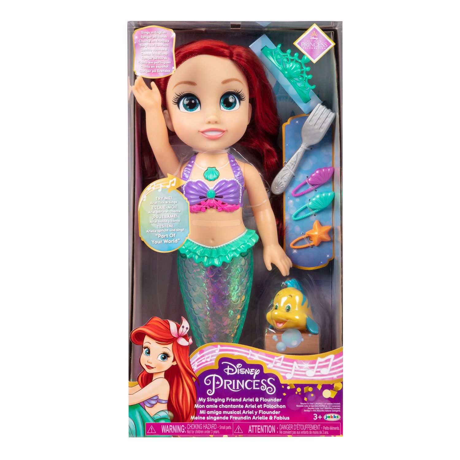 Poupée Ariel Articulée 38 cm - La Petite Sirène - Disney Princesses Jakks  Pacific : King Jouet, Poupées Jakks Pacific - Poupées Poupons