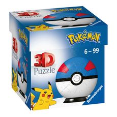 RAVENSBURGER Puzzle - 3D Ball Pokémon 54 pièces