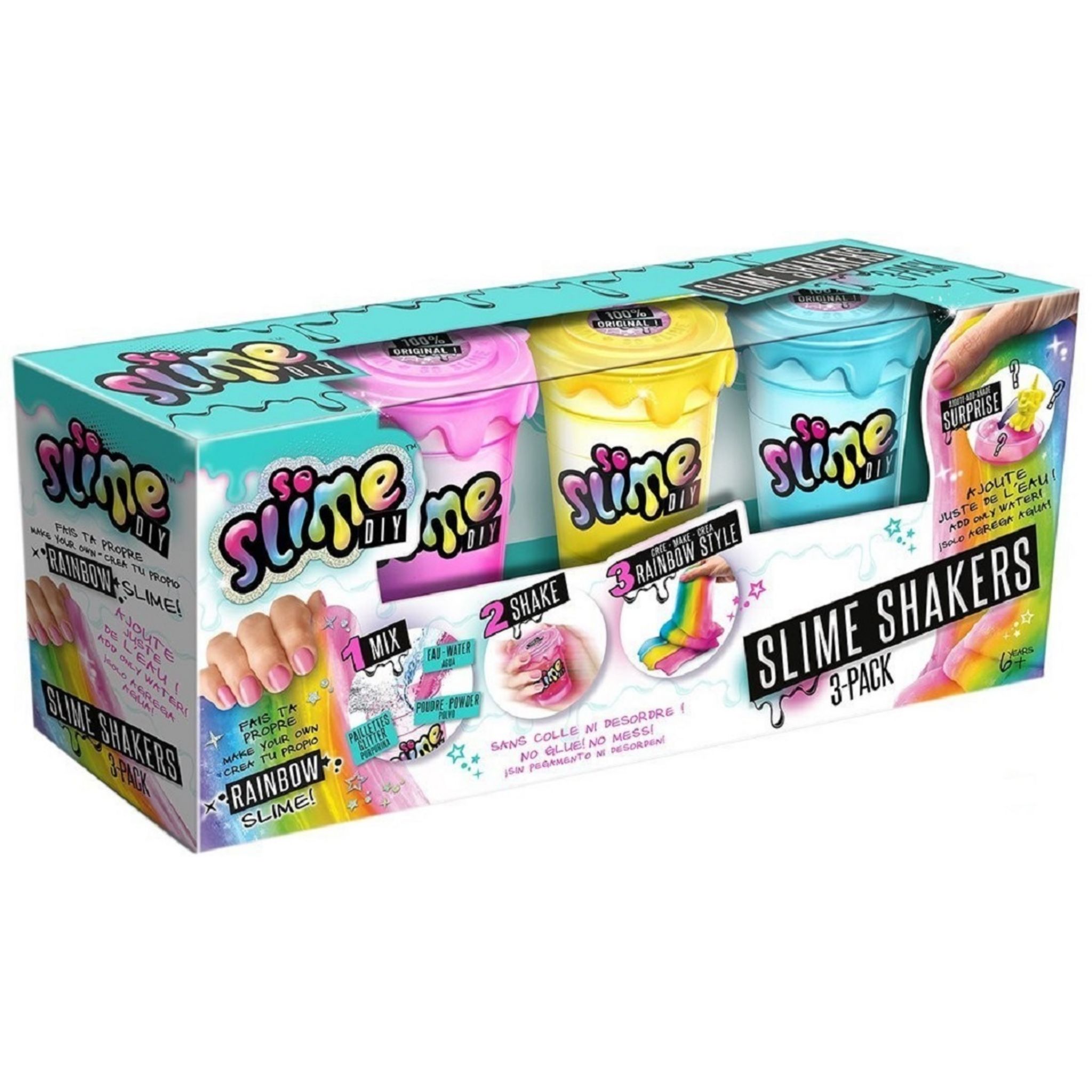 CANAL TOYS - Slime - Mix'in Kit - Pack 10 Slimes pour Enfant de 6