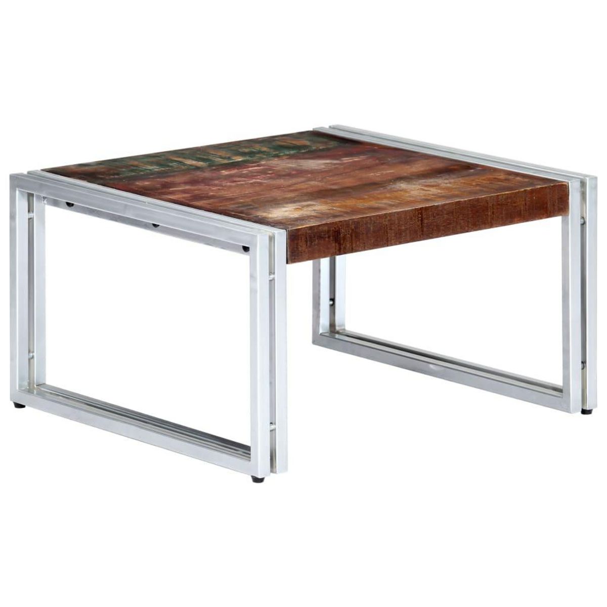 VIDAXL Table basse 60 x 60 x 35 cm Bois de recuperation massif