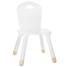 ATMOSPHERA Chaise enfant en bois SWEET (blanc)