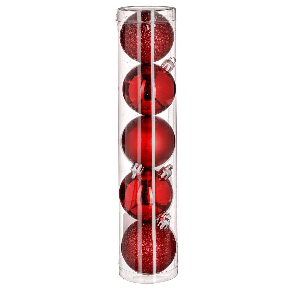 Kit Décoration pour sapin de Noël - 5 Pièces - Rouge pas cher - Auchan.fr