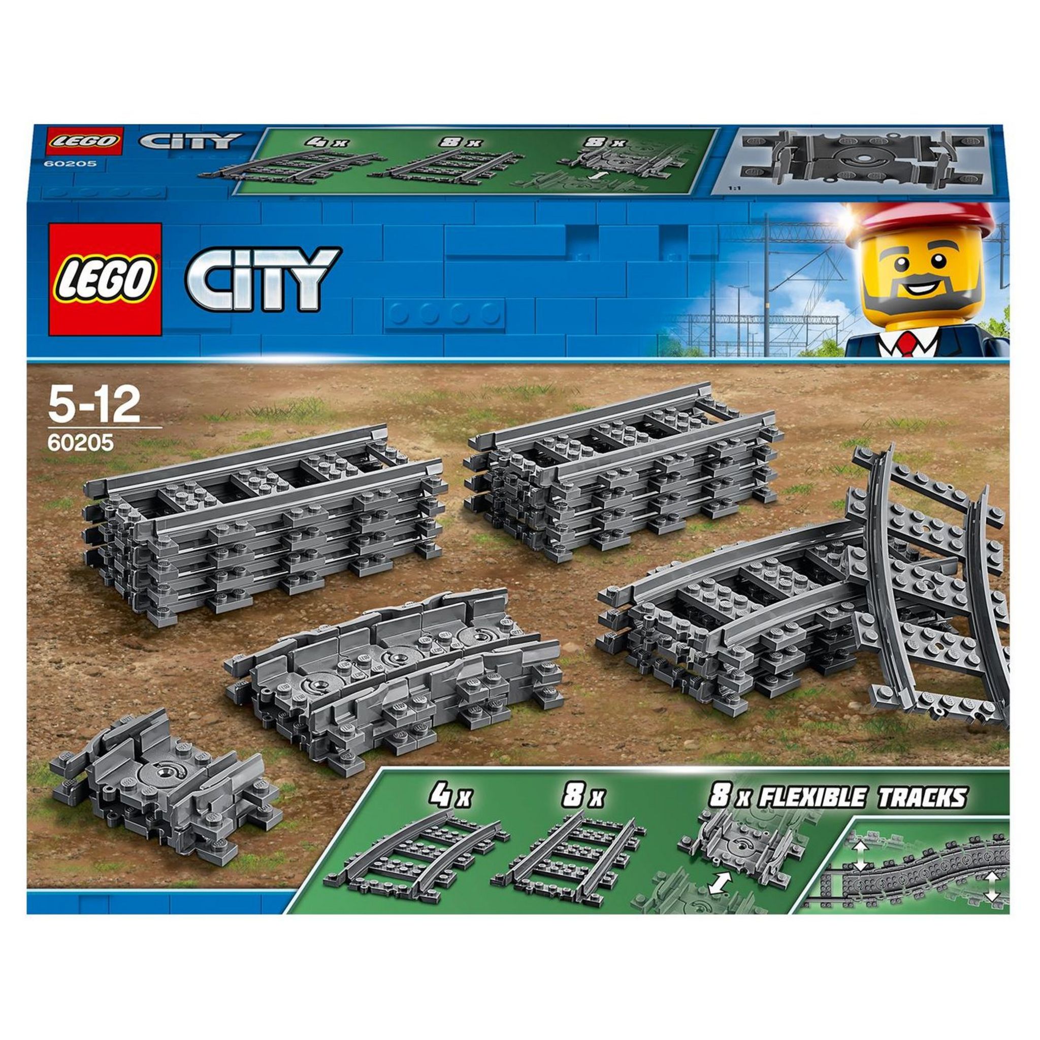 Trains et rails LEGO® City  Boutique LEGO® officielle FR