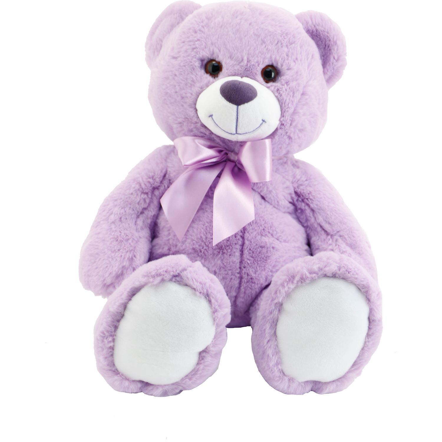 One Two Fun Ours en peluche 50 cm Violet pas cher Auchan