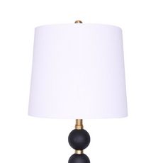 Lampe à Poser Design  Davina  81cm Noir & Blanc