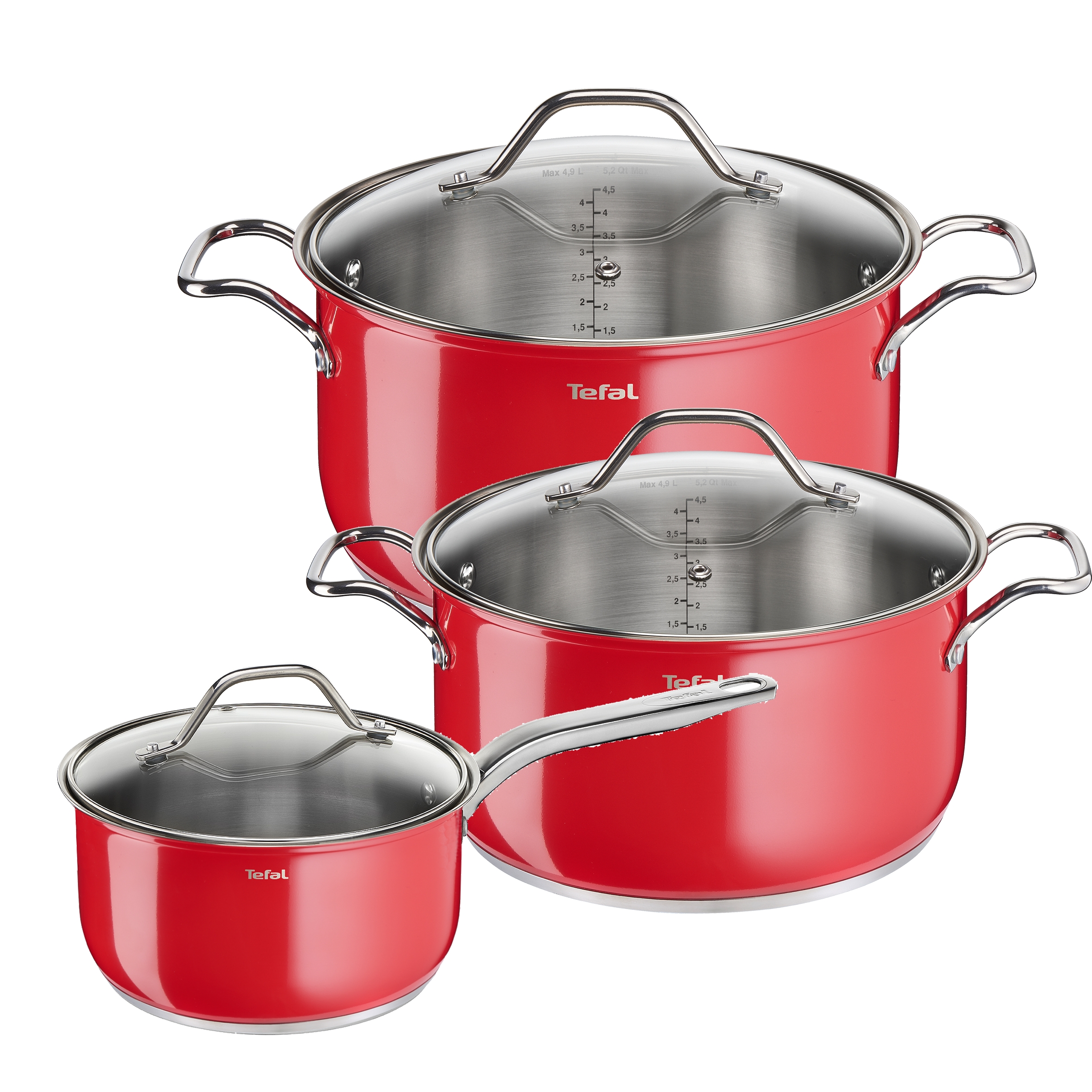 Batterie cuisine tefal-12pcs-super Cook-rouge – Orca