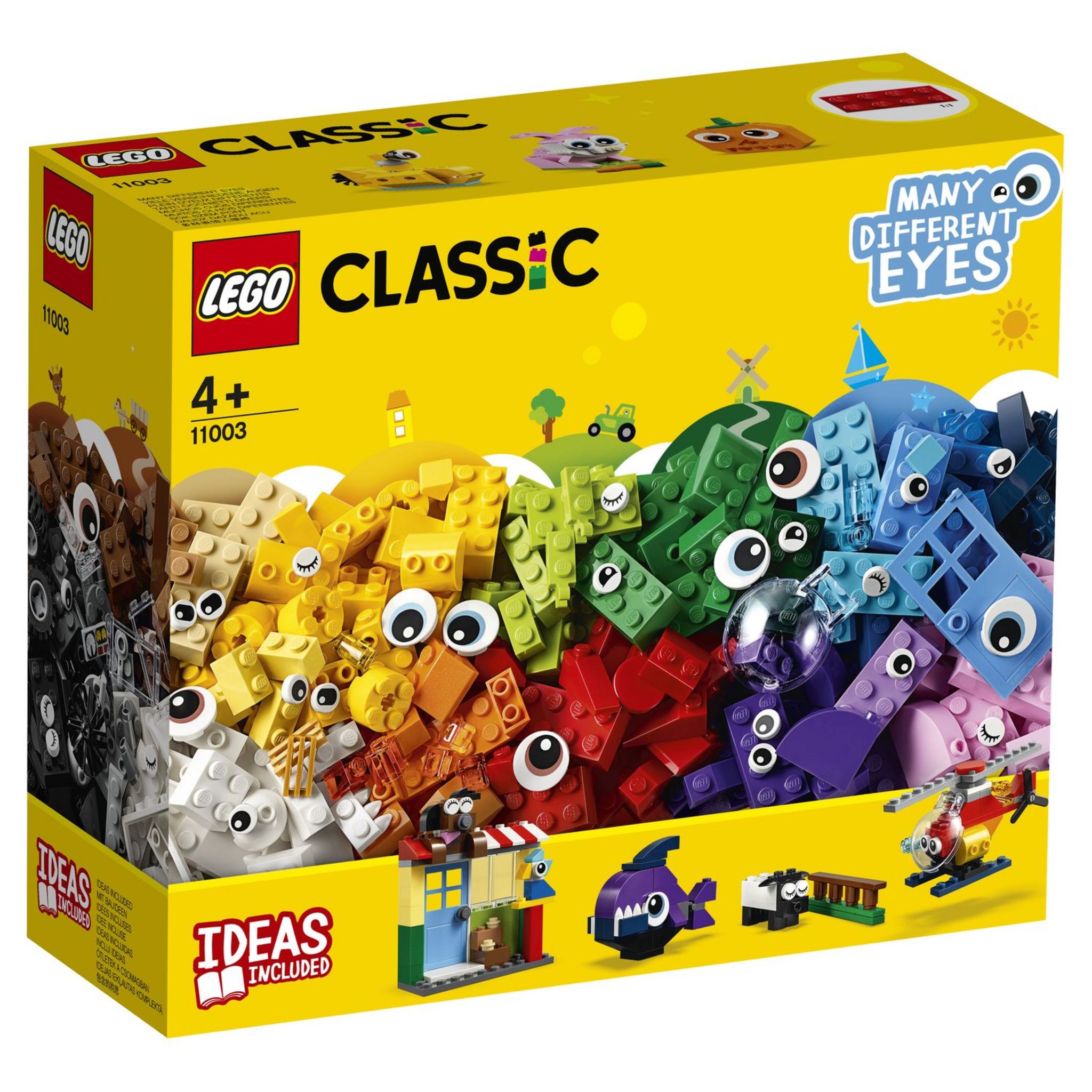 LEGO 11030 Classic Briques à Foison, Jouet Briques avec Emoji Smiley, Un  Perroquet, Une Fleur et Plus, Cadeau Créatif pour Enfants, Garçons, Filles