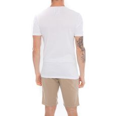 t-shirt col rond en coton namaska (Blanc)
