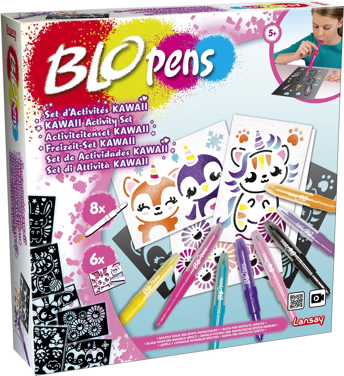 Set d'activités Blopens : Animaux Lansay en multicolore