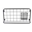 present time etagère de cuisine open grid avec crochets et panier de rangement - largeur 30 cm x longueur 60 cm - noir