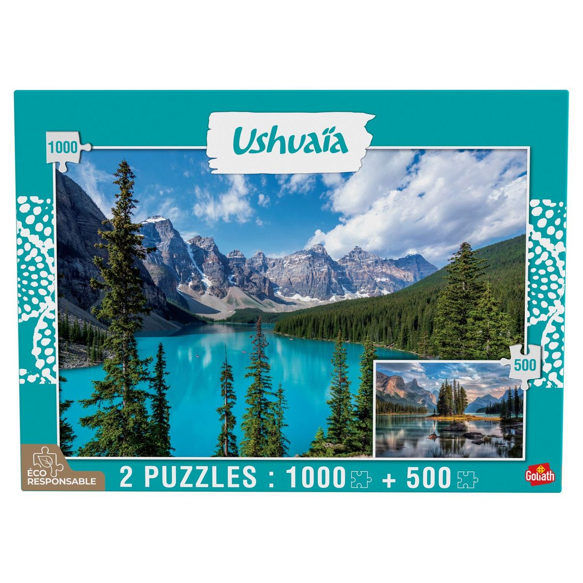 Goliath Puzzles Et Pi Ces Collection Ushuaia Lac De Moraine Et Lac Maligne Canada