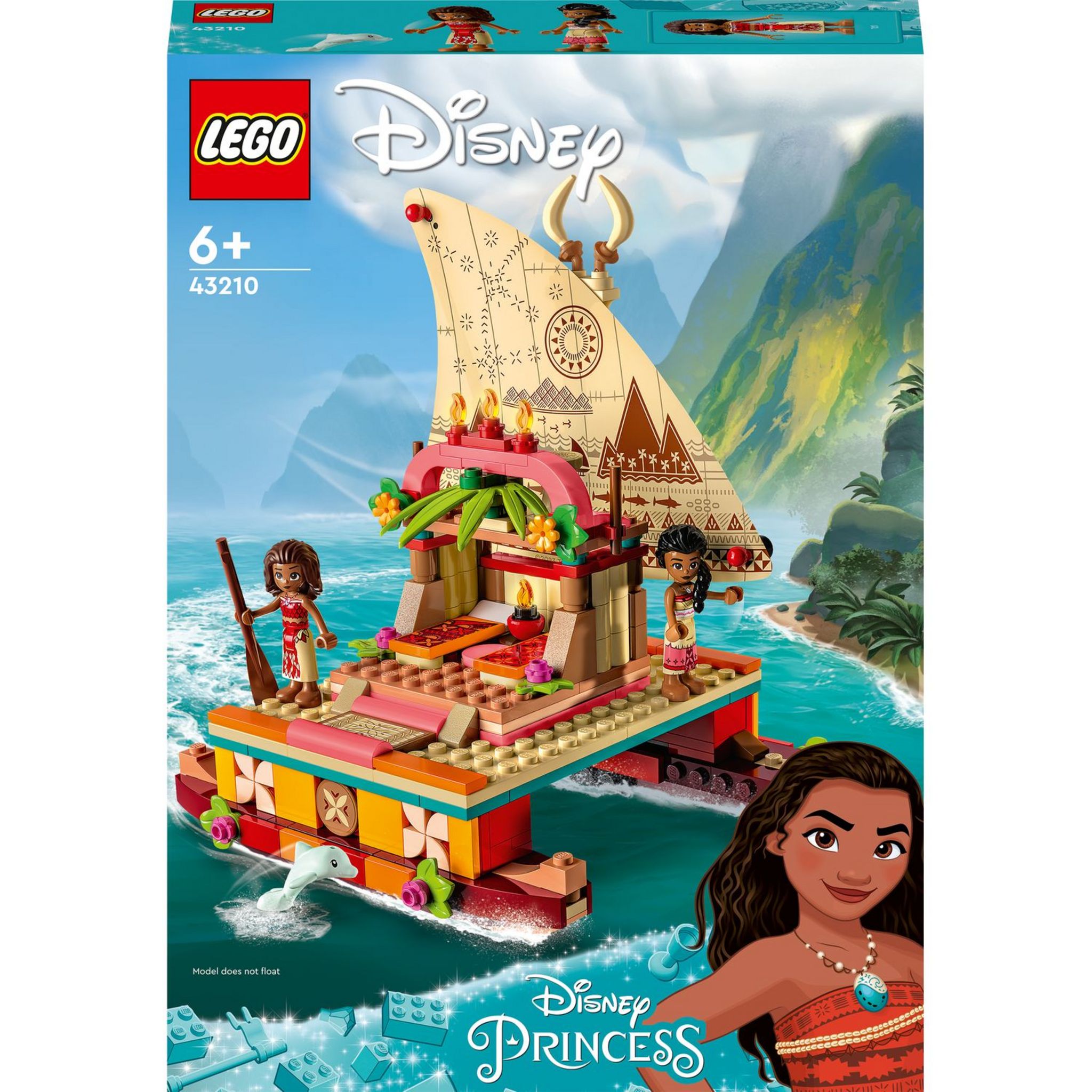 LEGO 43211 Disney Princesse Le Château d'Aurore, Jouet pour Filles et  Garçons 4 Ans, Figurines Belle au Bois Dormant, Prince Philippe et  Mini-Poupée