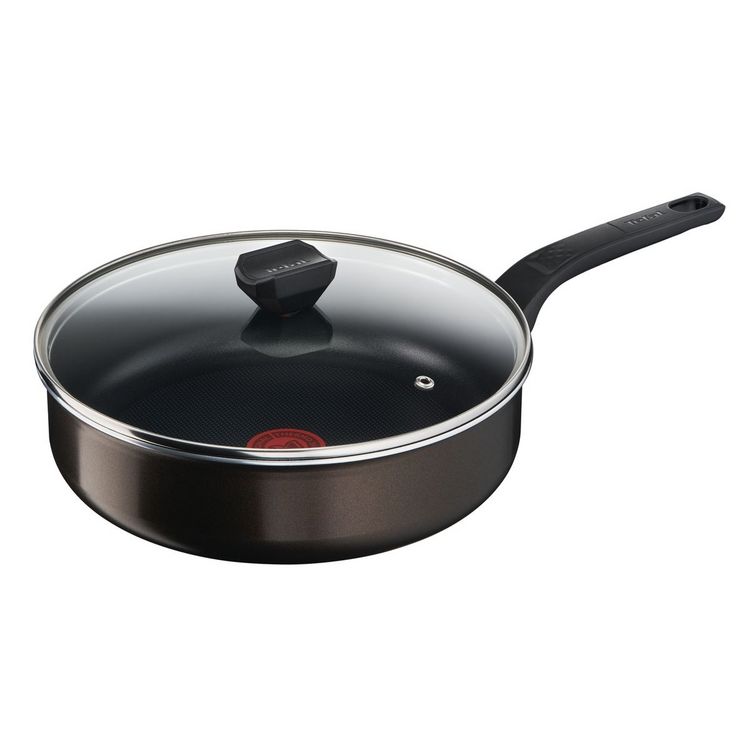 Sauteuse 24 cm + couvercle Tefal DAILY CHEF INDUCTION   -  Shopping et Courses en ligne, livrés à domicile ou au bureau, 7j/7 à la  Réunion