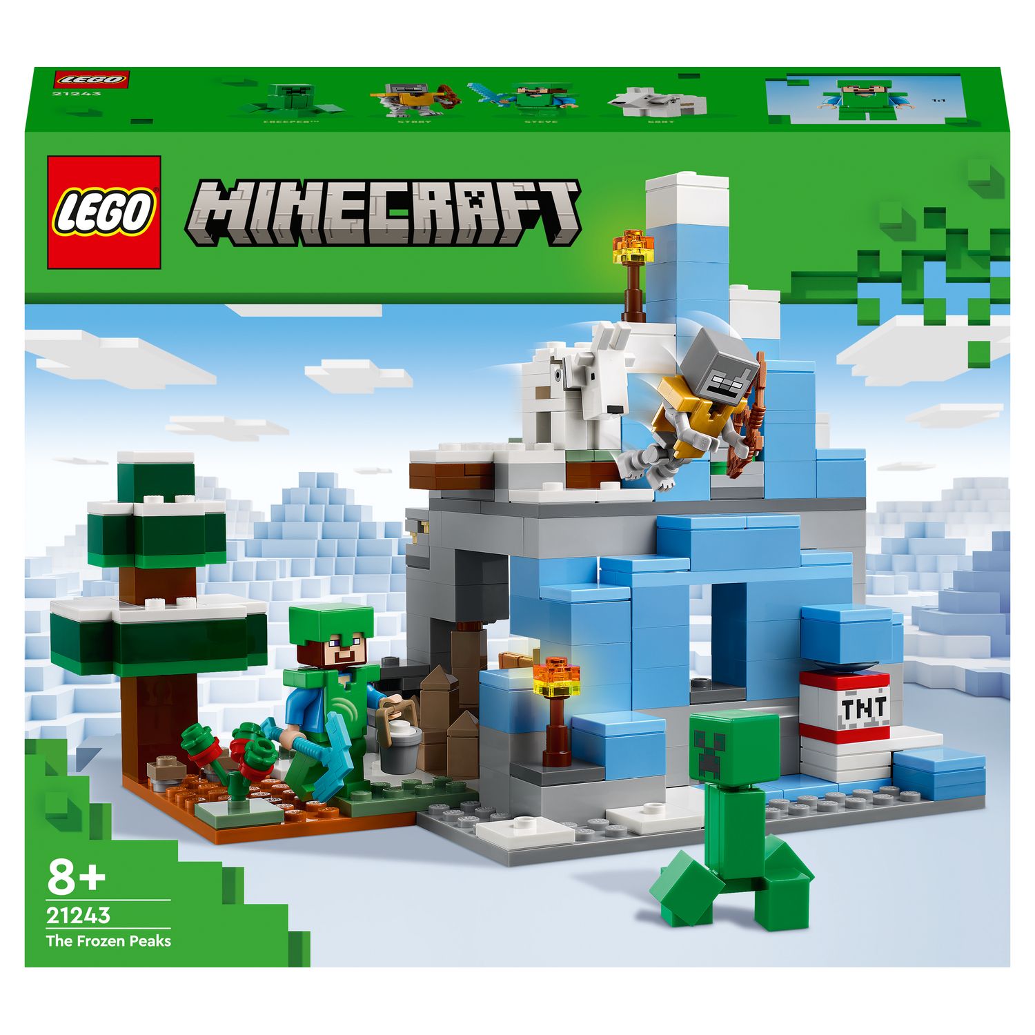 LEGO 21243 les pics gelés (Minecraft)