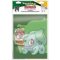 ASMODEE Pack cahier range cartes + Booste Pokémon
