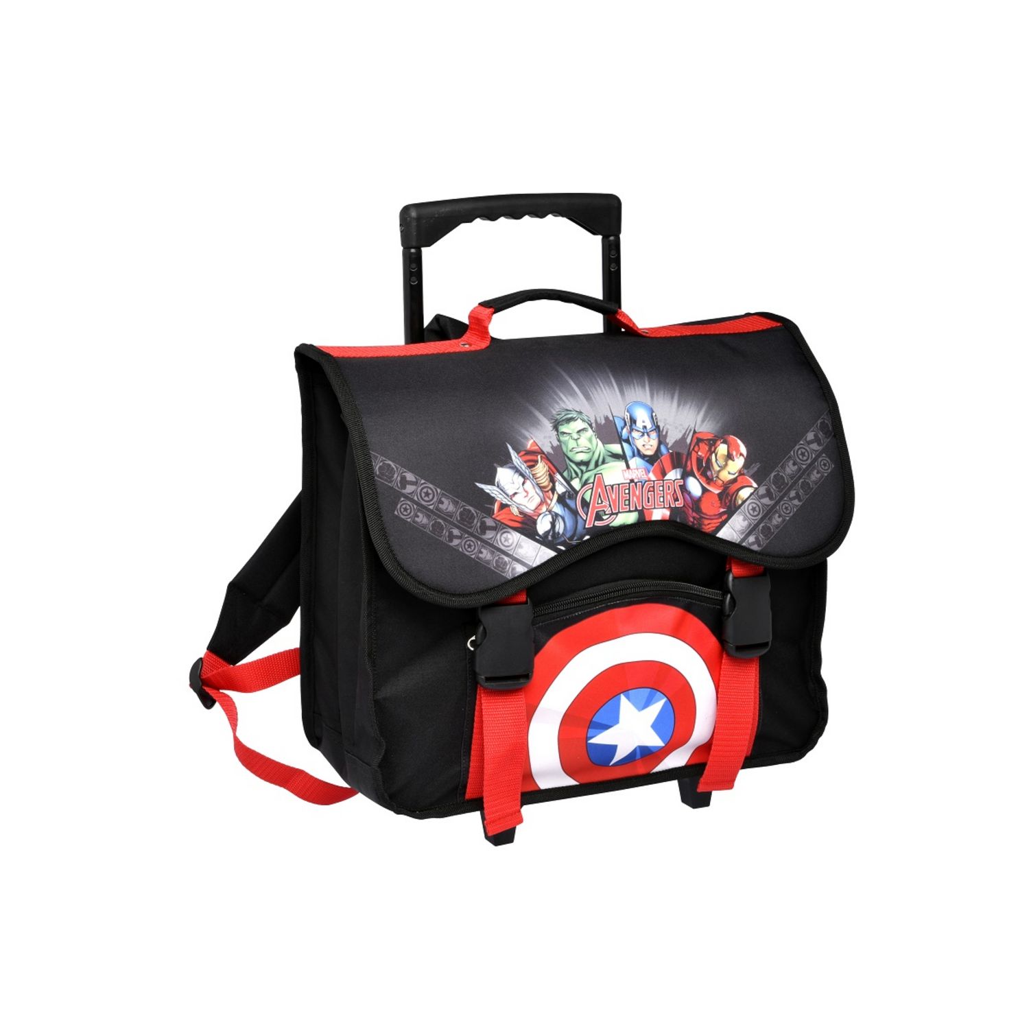 Cartable à roulettes avengers sale