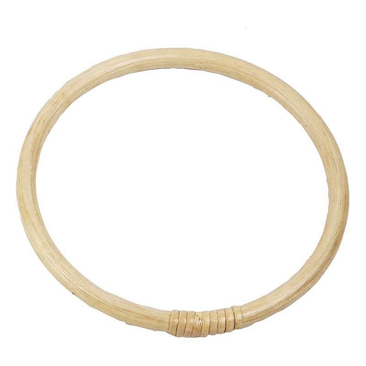  Anse de sac anneau en bambou - Ø 17 cm