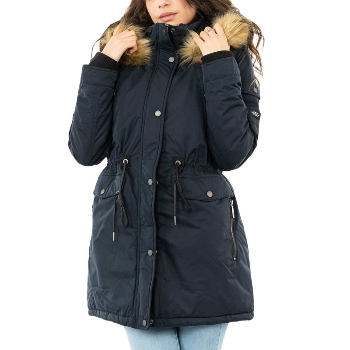 Parka bleu hotsell marine femme