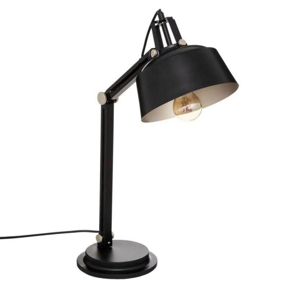  Lampe à Poser Arc Design  Deep Soul  55cm Noir