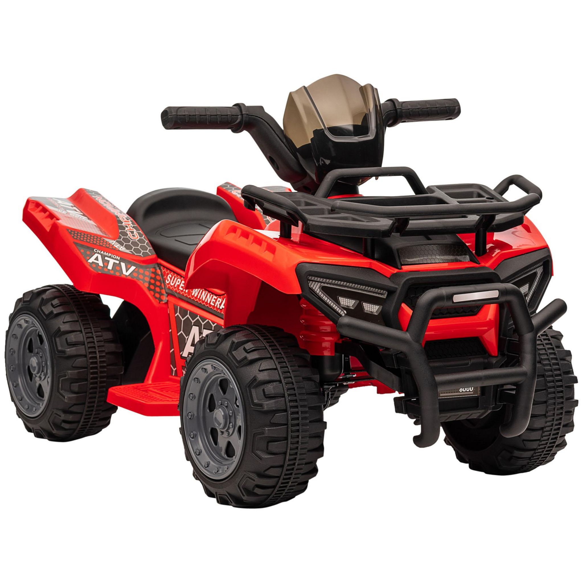 HOMCOM Quad électrique enfant - voiture électrique enfant - marche AV, AR -  6 V, V. max. 4,6 Km/h - rose pas cher 