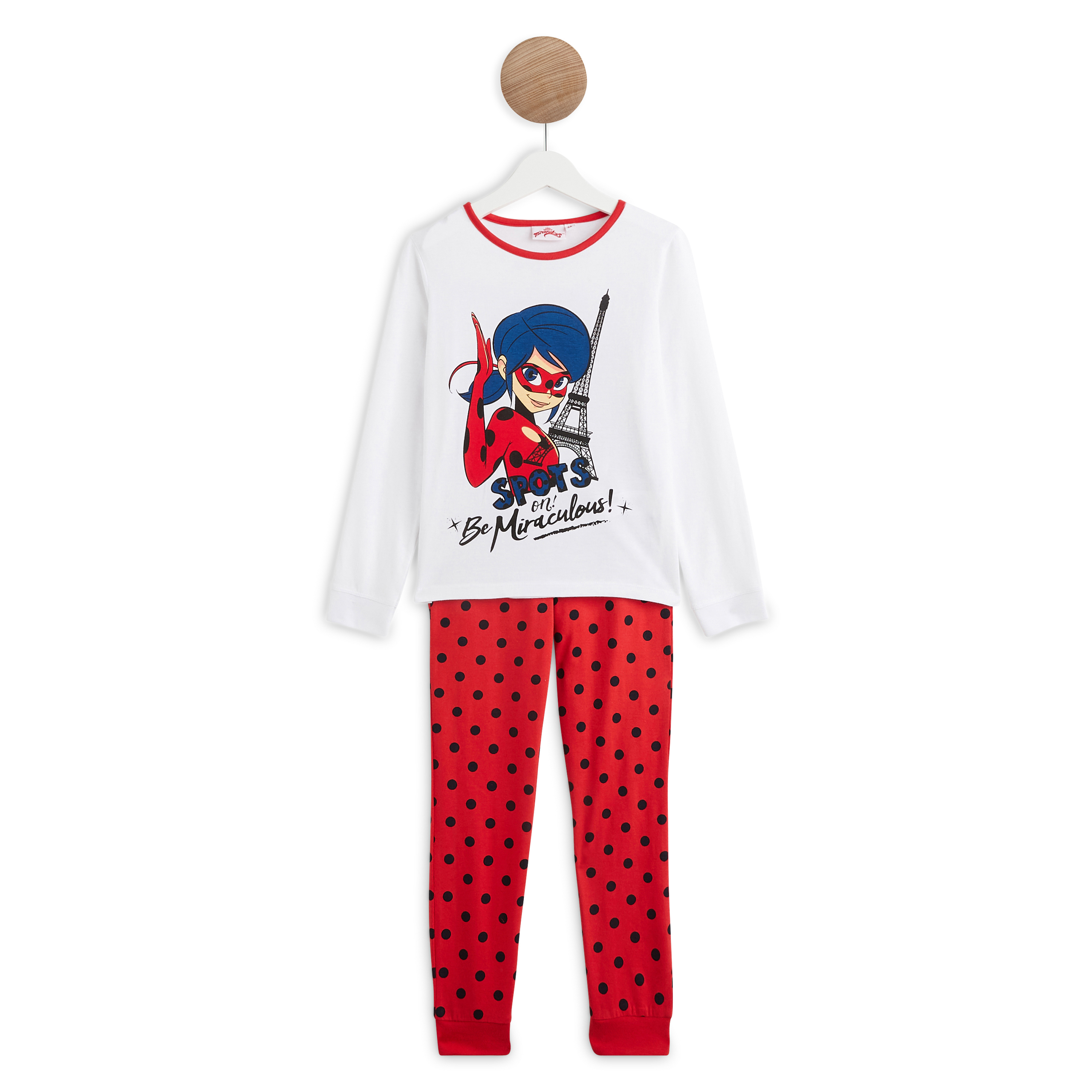 Miraculous Ensemble pyjama lady bug fille pas cher Auchan