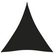 Voile de parasol Tissu Oxford triangulaire 3x4x4 m Noir