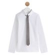 IN EXTENSO Polo cravate garçon . Coloris disponibles : Blanc