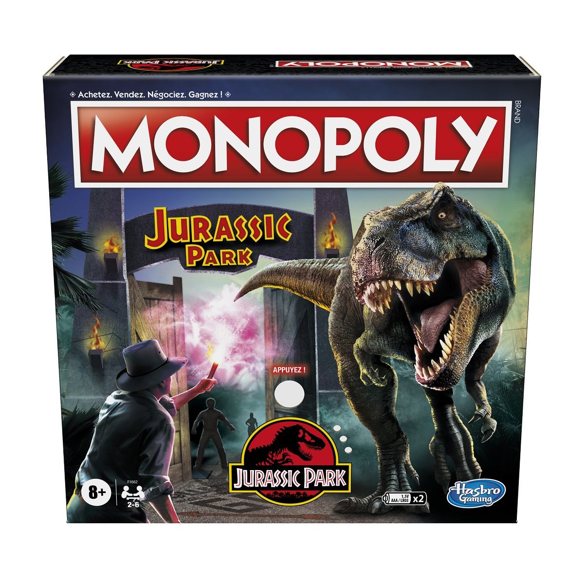 HASBRO Jeu Monopoly Jurassic Park