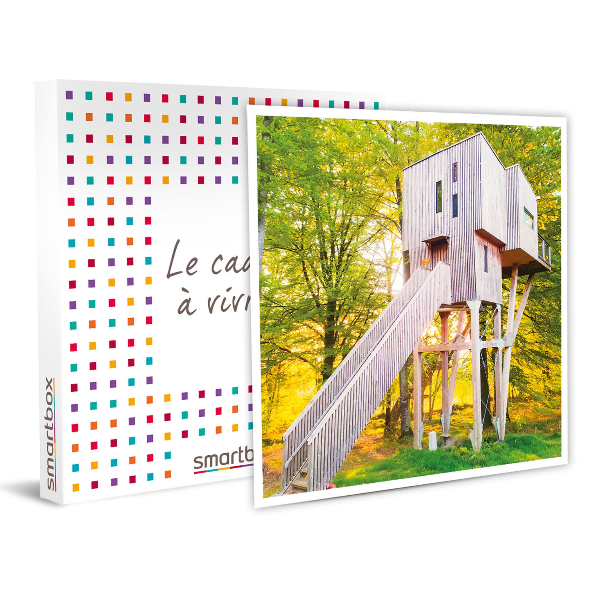 Smartbox Nuit Insolite En Duo Cabane Dans Les Arbres Smartbox Coffret Cadeau - Séjour insolite en cabane dans les arbres avec  dîner en Normandie - pas cher - Auchan.fr