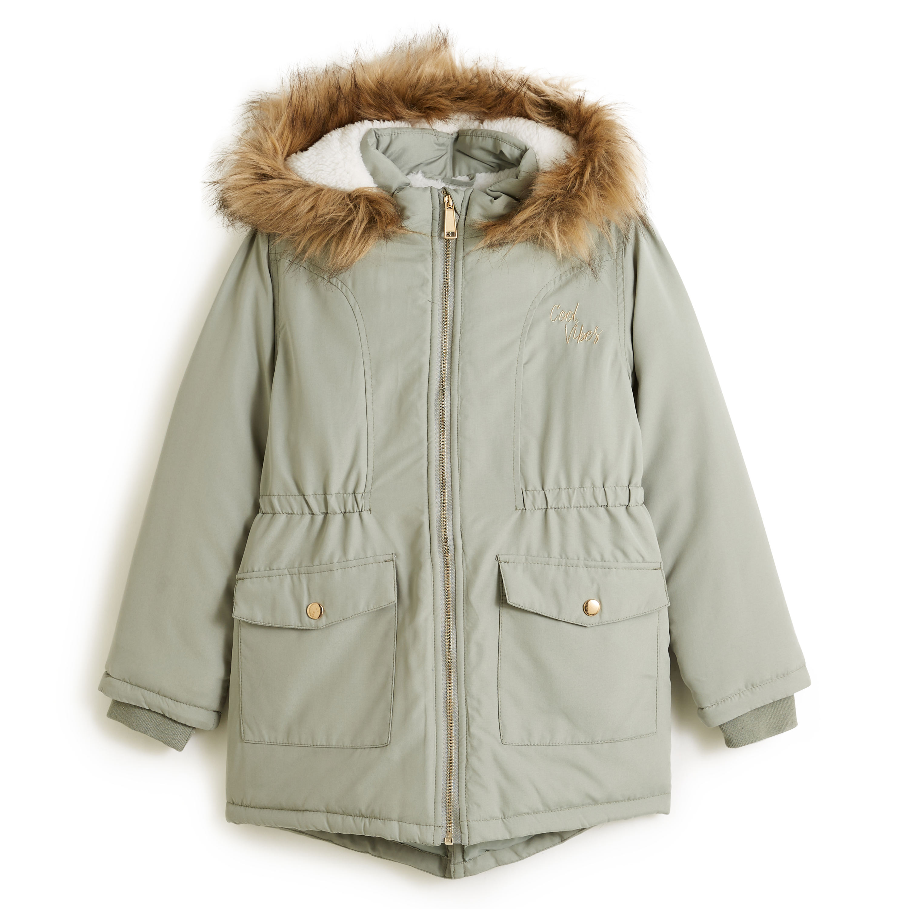 Parka best sale doublée fille