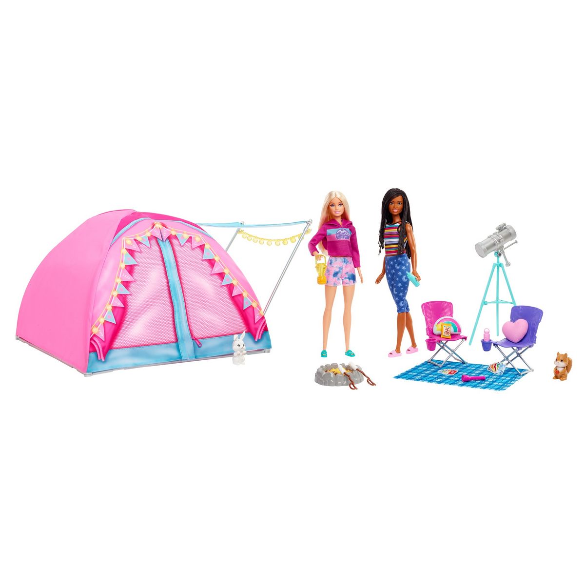 BARBIE Poupée Barbie coffret camping
