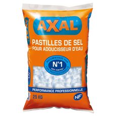 AXAL Pastilles sel adoucisseur d'eau 25kg 25kg