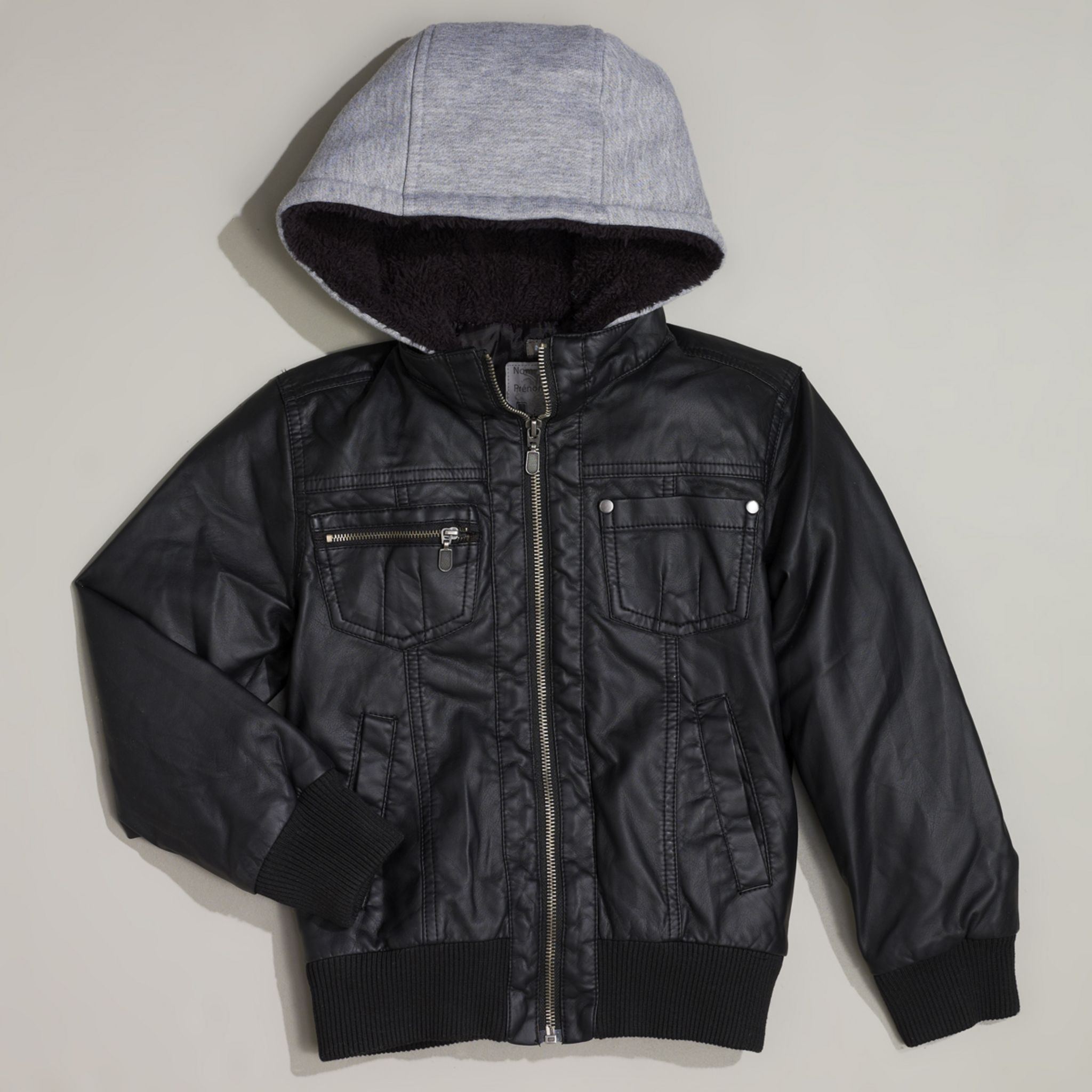 Blouson best sale cuir garçon