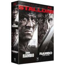 RAMBO LAST BLOOD + JOHN RAMBO DVD                