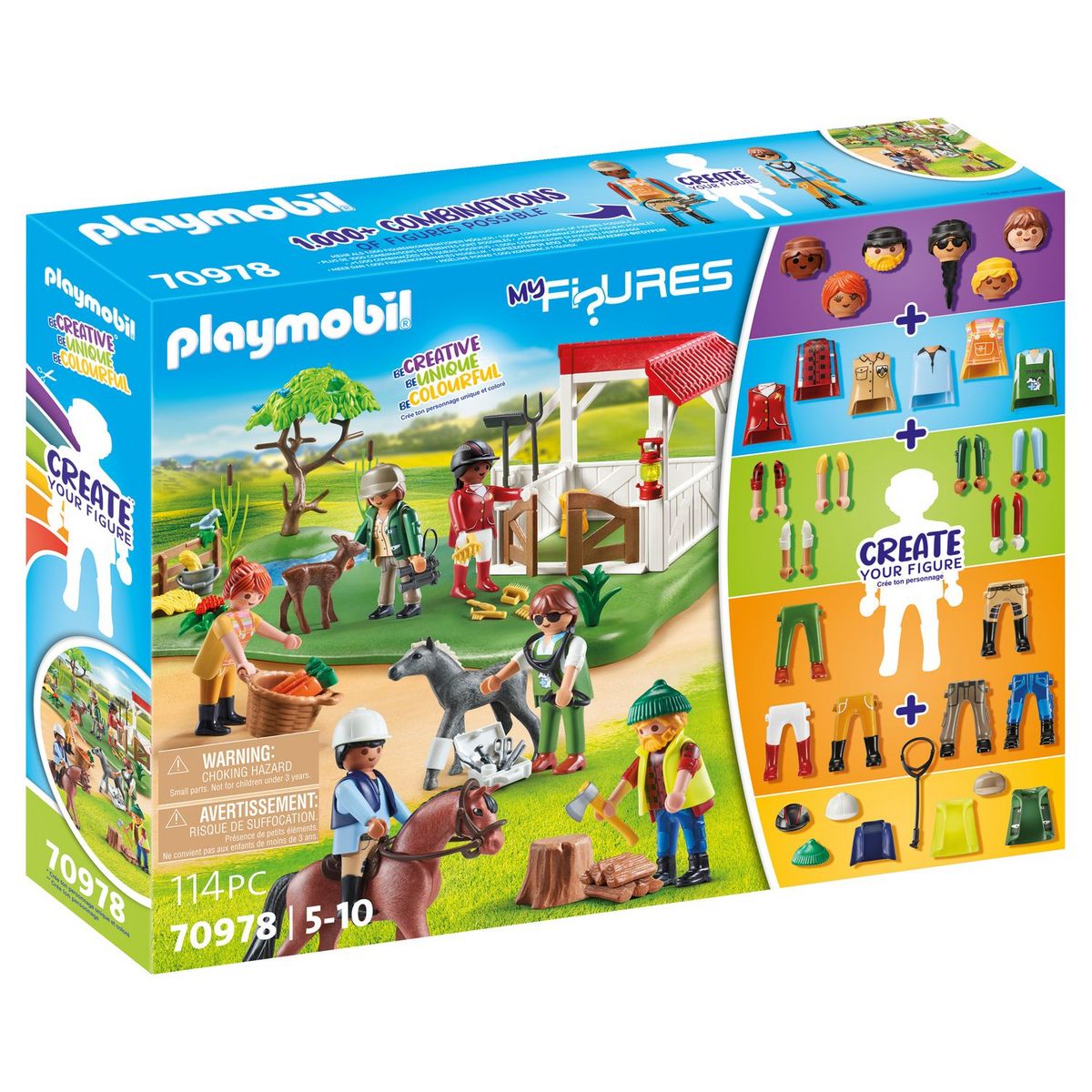 PLAYMOBIL 70978 - Figures Centre Équestre pas cher 