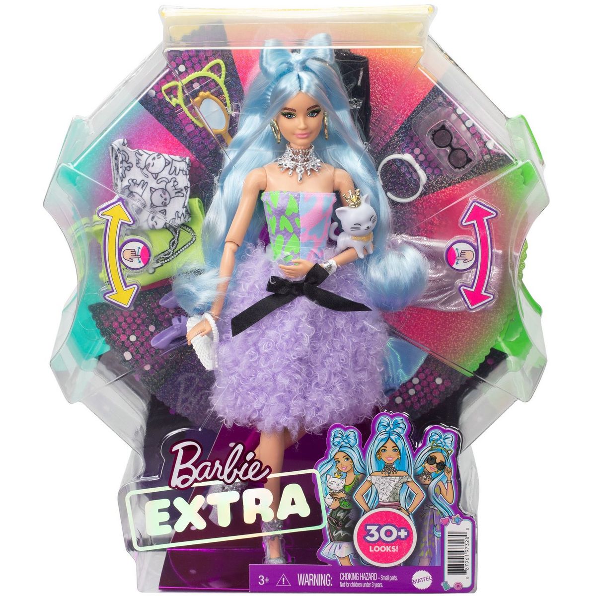 BARBIE Poupée Barbie extra Mix & Match pas cher 