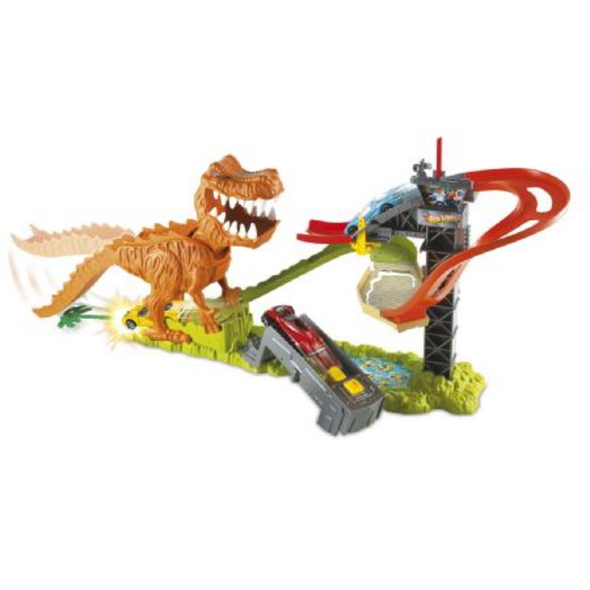 Circuit l'Attaque du T-Rex - Hot Wheels MATTEL : le circuit à Prix