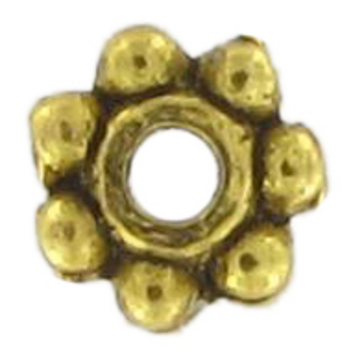 MegaCrea Perle rondelle intercalaire métal Ø4mm Doré (lot de 10)